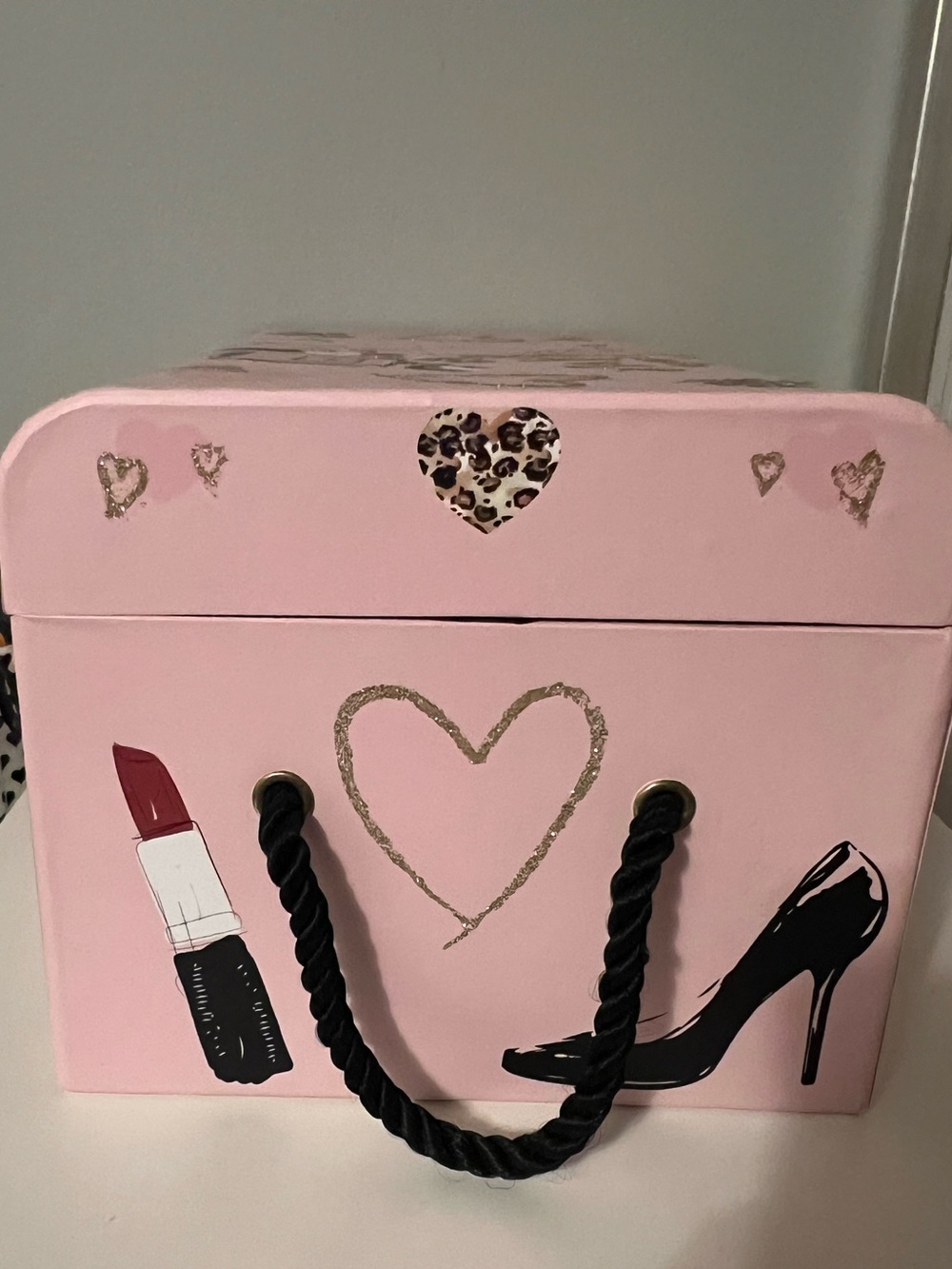 Pink Decorative Fashion-Themed Storage Box - Picture 6 of 11